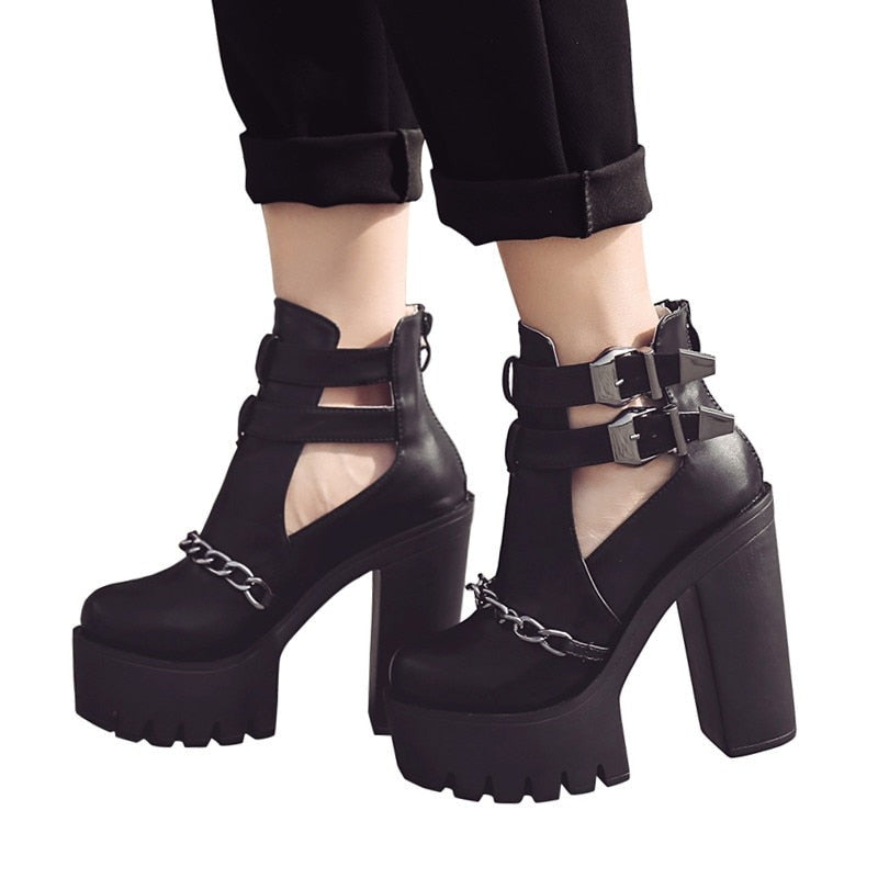 Spring Autumn Fashion Ankle Boots