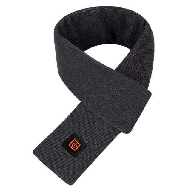 USB Heated Winter Scarf Smart Heating Solid Massage Scarf Outdoor Equipment Winter Warmer Neck Heating Pad Heated Scarf New