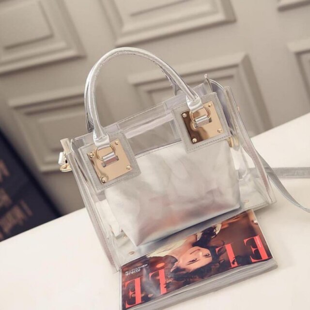 houlder Bag Clear Jelly Transparent Handbag