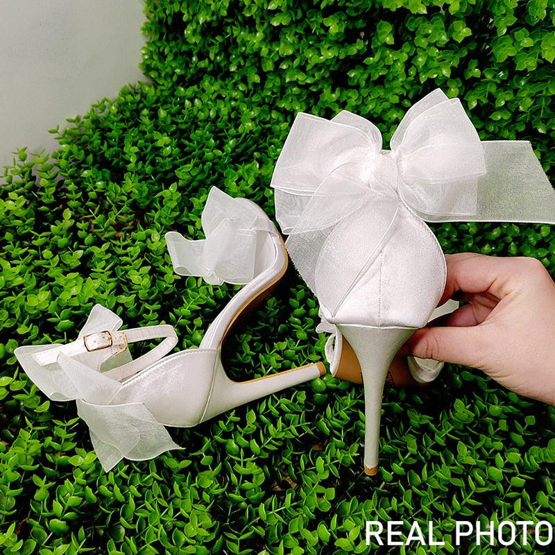 Women's White Wedding Bridal Shoes