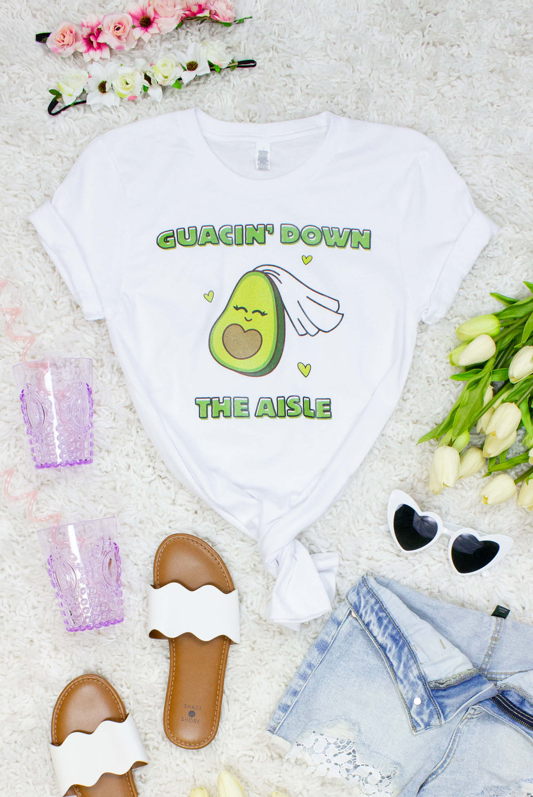 Guacin Down The Aisle Tee | I Know I'm Extra Avocado Tee