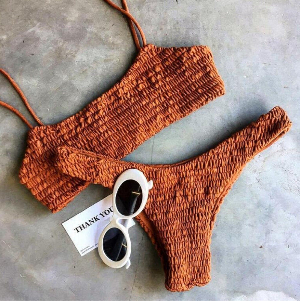 Crochet Sexy Triangle Swimwear Bathing Suit