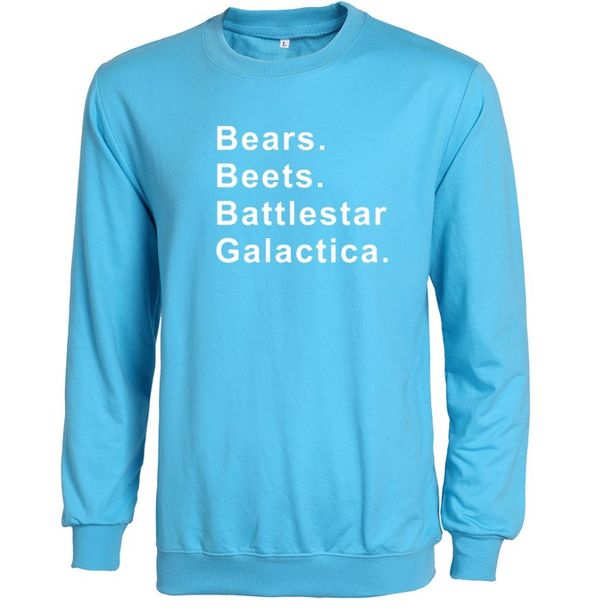 Unisex Bears, Beets, Battlestar Galactica Sweatshirts