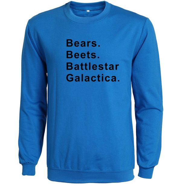 Unisex Bears, Beets, Battlestar Galactica Sweatshirts