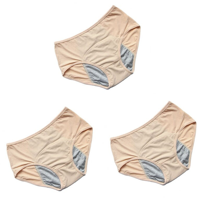 3PCS/Set Leak Proof Menstrual Panties Physiological Panty Women Underwear