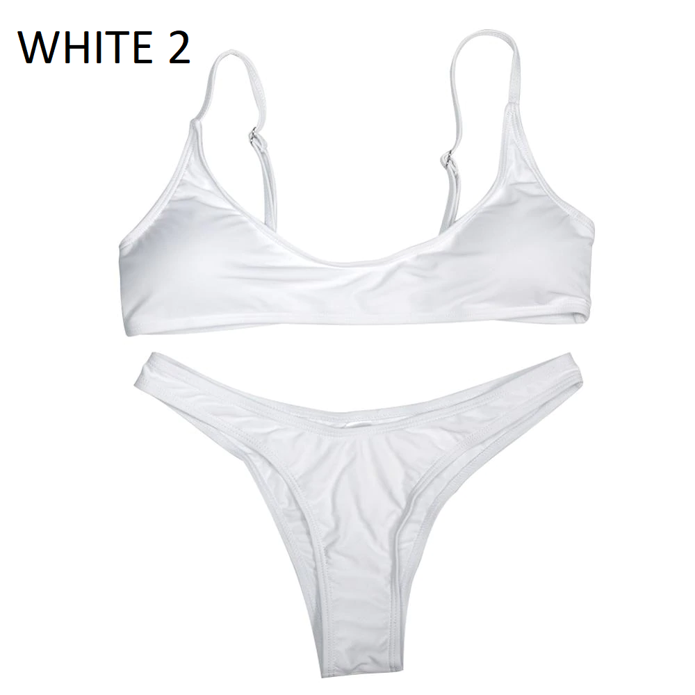 New Summer Solid Bikini Set for Women