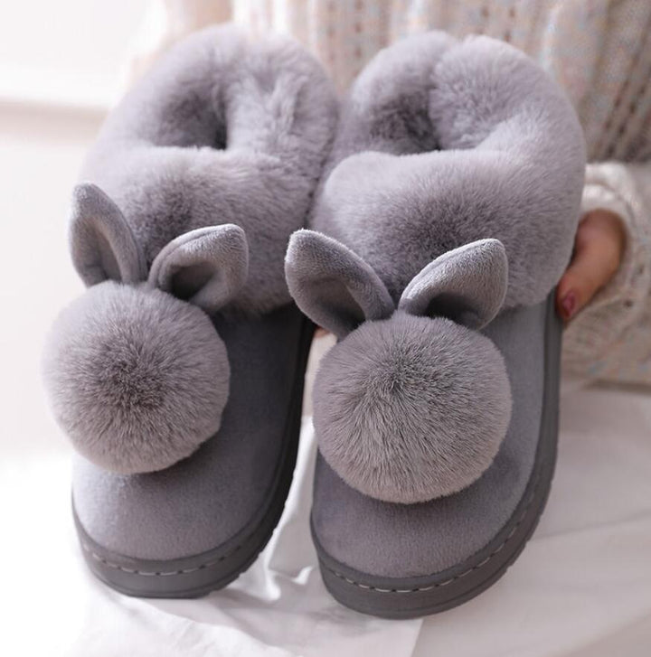 Warm & Fuzzy Bunny Slippers