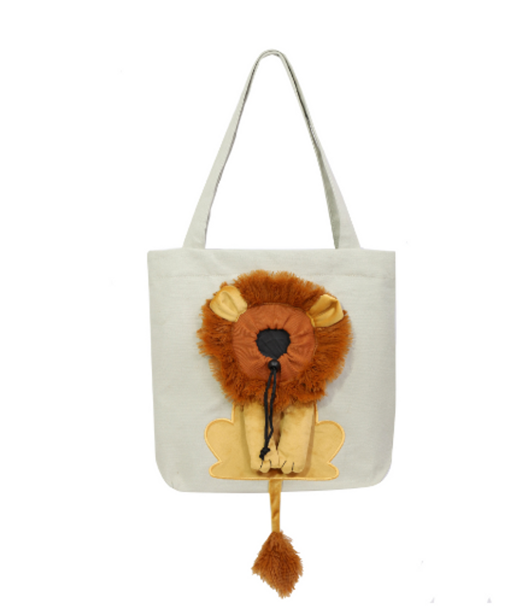 Soft Pet Carriers Lion Design Portable Breathable Bag