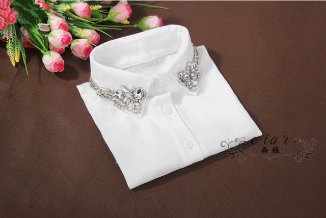 Women's Vintage White Detachable Collar