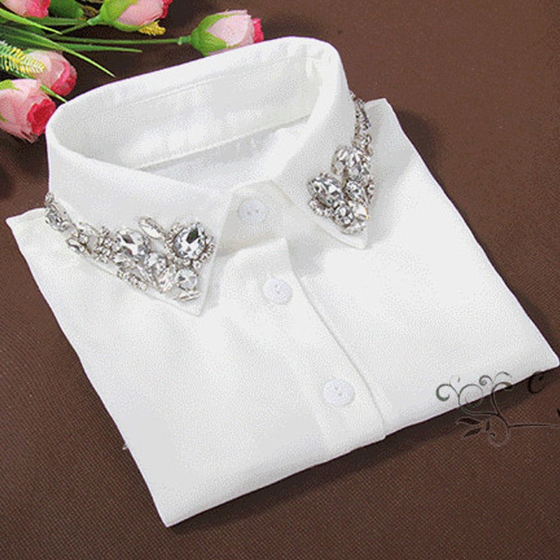 Women's Vintage White Detachable Collar