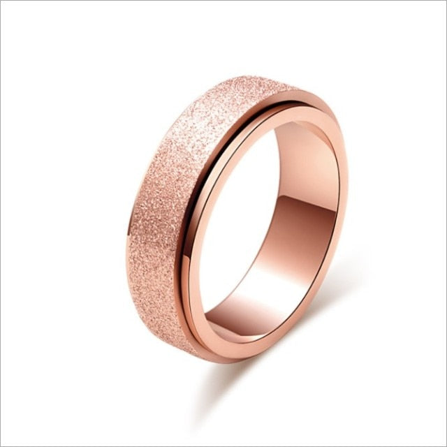 6mm Spinner Ring For Women Men Stress Release