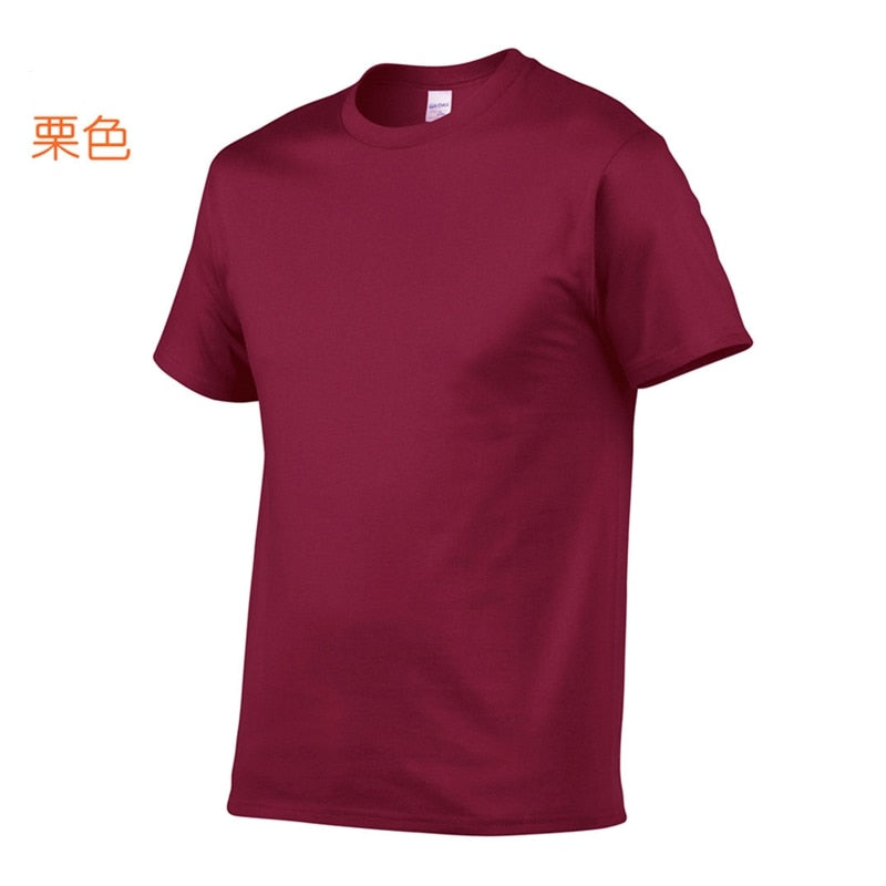 Solid Color Men's / Women's Plain T-Shirt