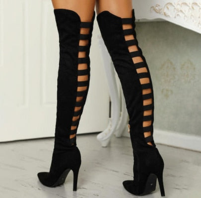 Women's Over The Knee High Boots Winter Shoes