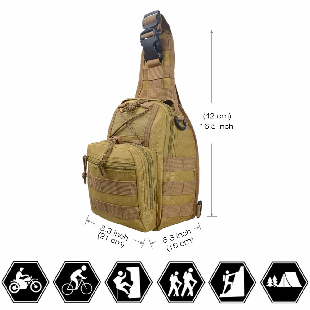 Men Military Tactical Shoulder Bag