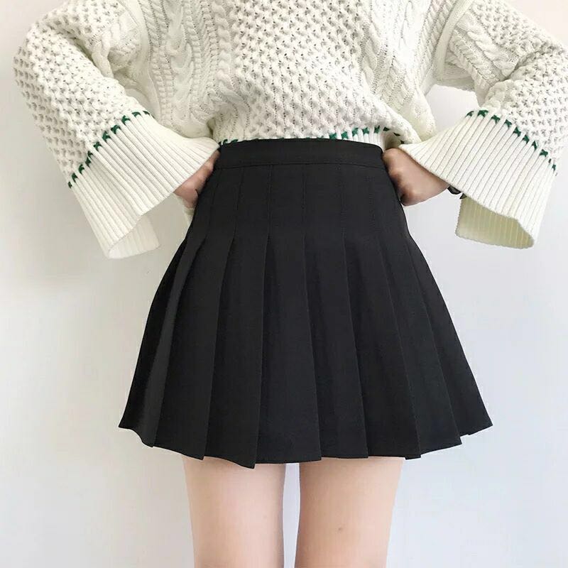 Style High Waist Chic Stitching Skirts