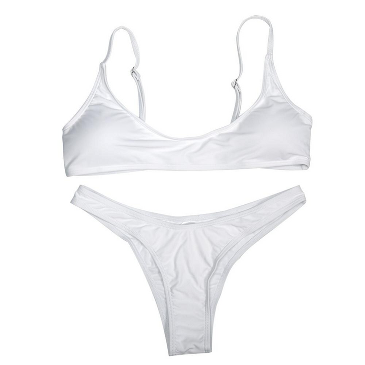 New Summer Solid Bikini Set for Women