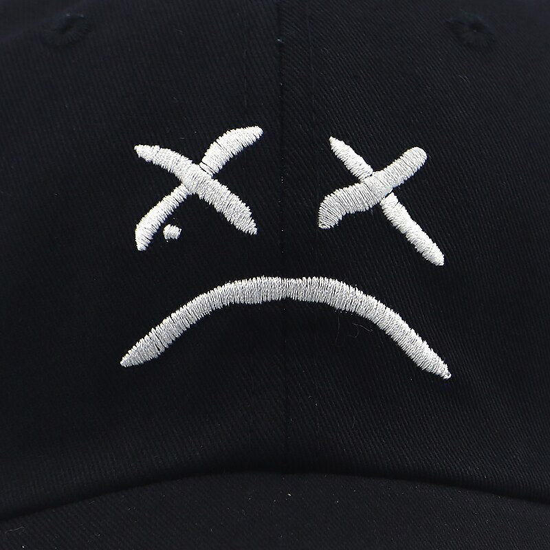 New Sad Face Baseball Cap