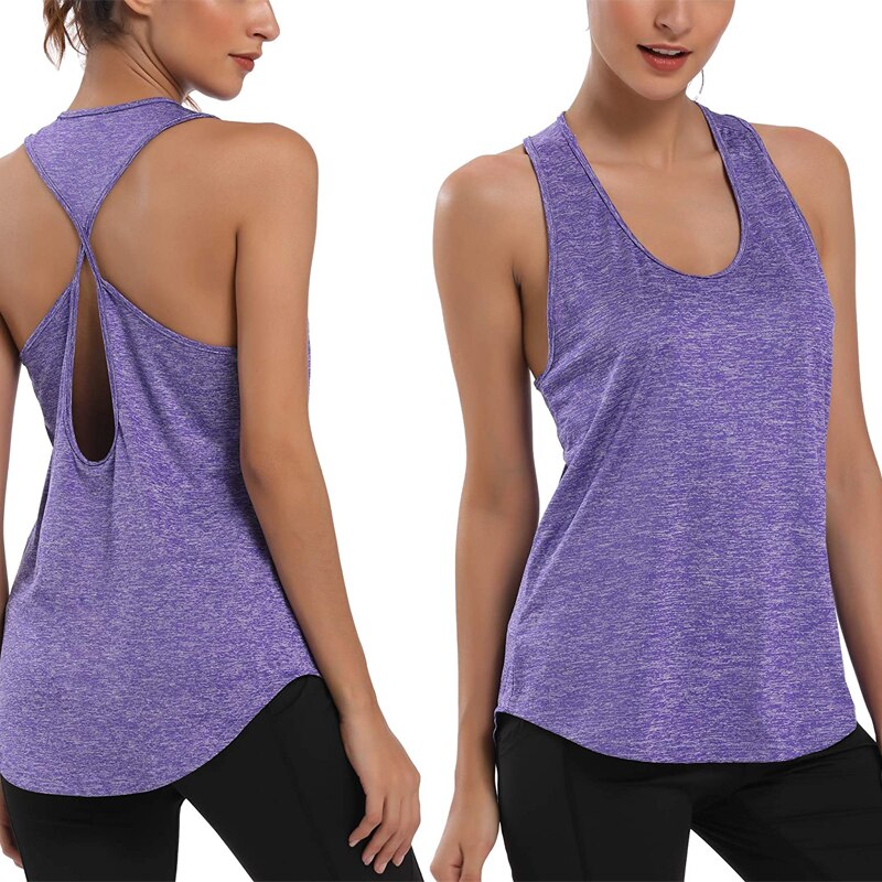 Summer Womens Sports Back Running Vest