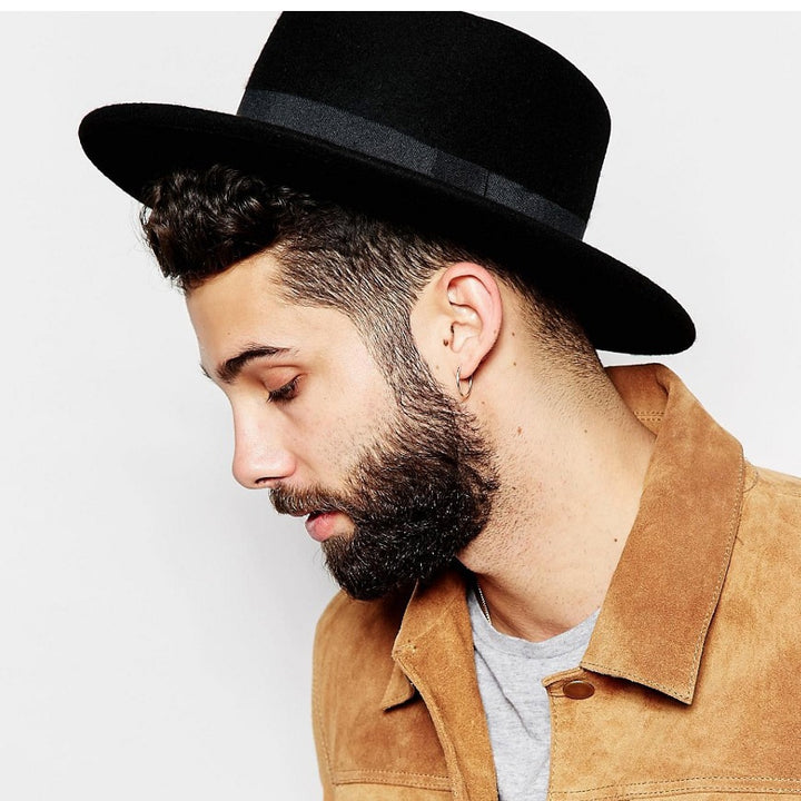 Men's Flat Top Hat