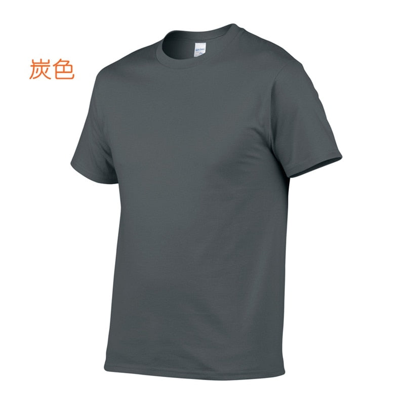 Solid Color Men's / Women's Plain T-Shirt