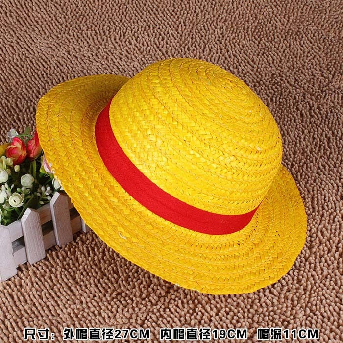 Anime One Piece D Ace Luffy Cosplay Cowboy Hats Unisex