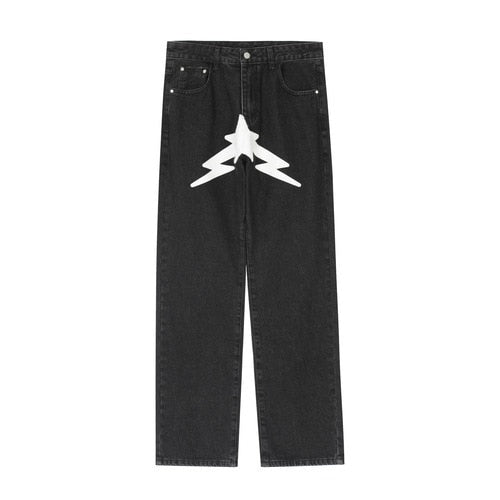 Designer Star Print Pants