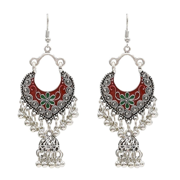 Egypt Vintage Silver Alloy Earrings for Women