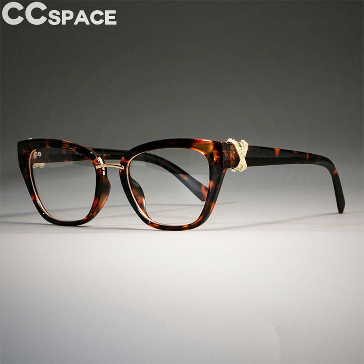 Cat Eye Glasses Frames Women Rhinestone