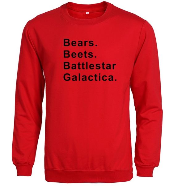 Unisex Bears, Beets, Battlestar Galactica Sweatshirts