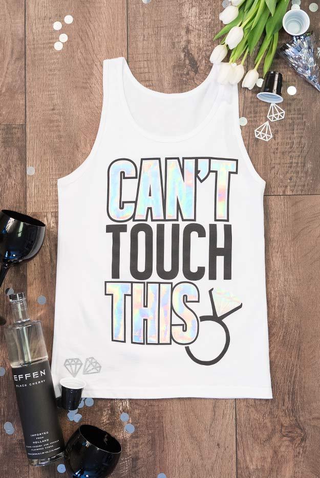 Bachelorette Party Shirts - MC Hammered  | Can't Touch This