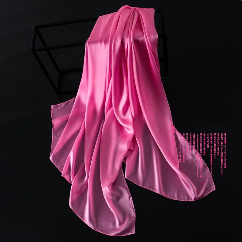 Solid Colors Silk Scarf