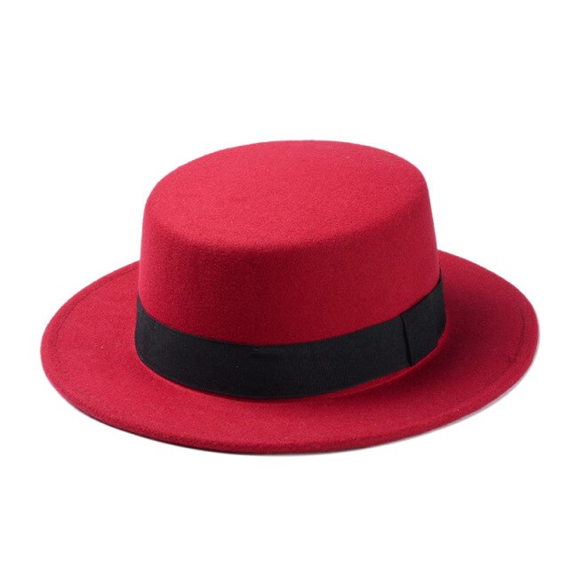 Men's Flat Top Hat