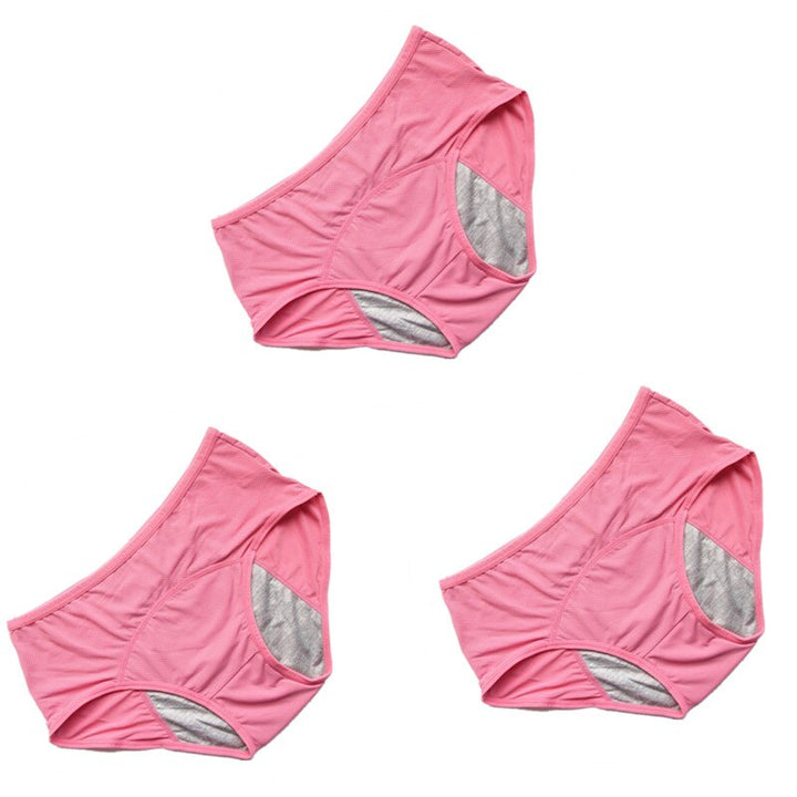 3PCS/Set Leak Proof Menstrual Panties Physiological Panty Women Underwear