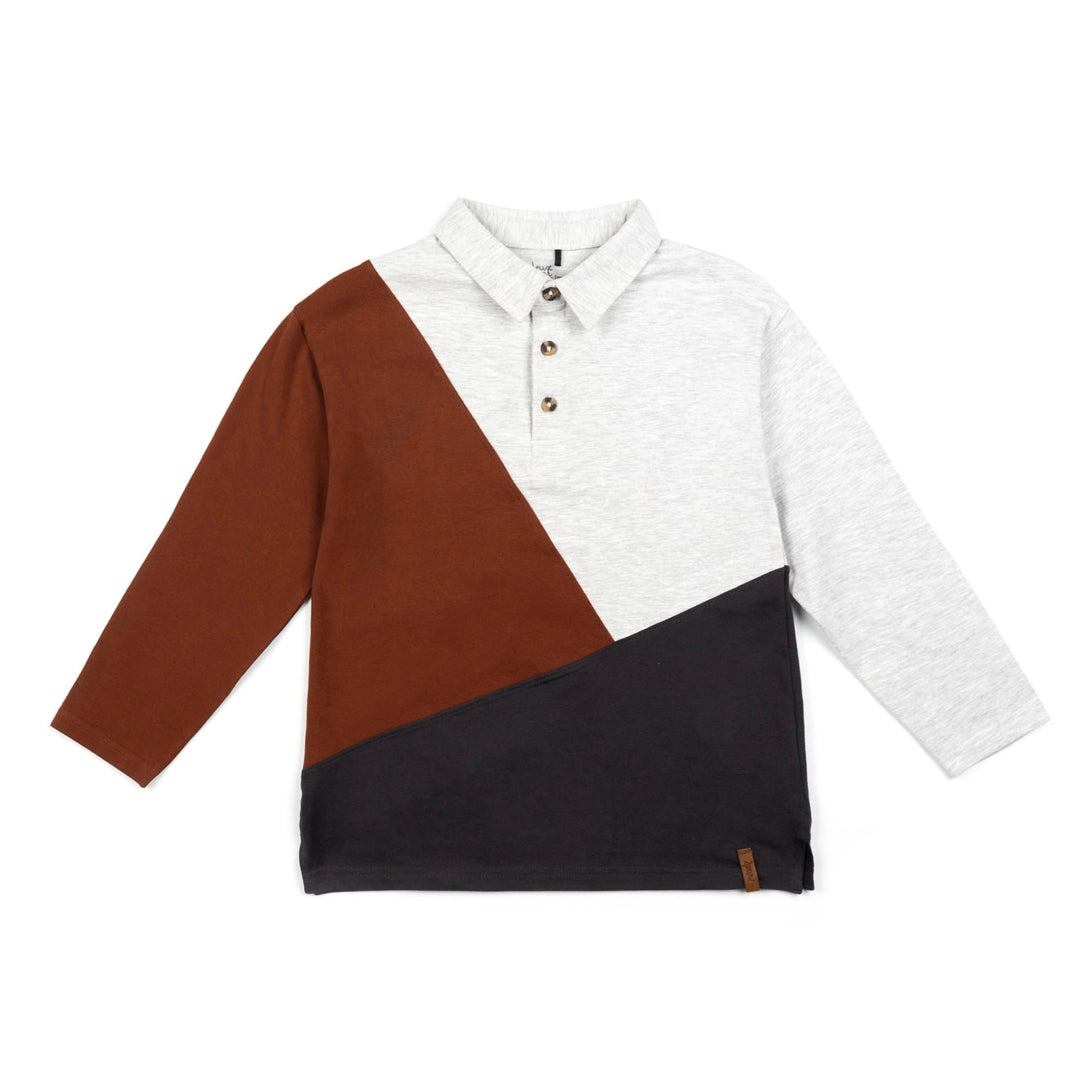 Colorblock Jersey Polo