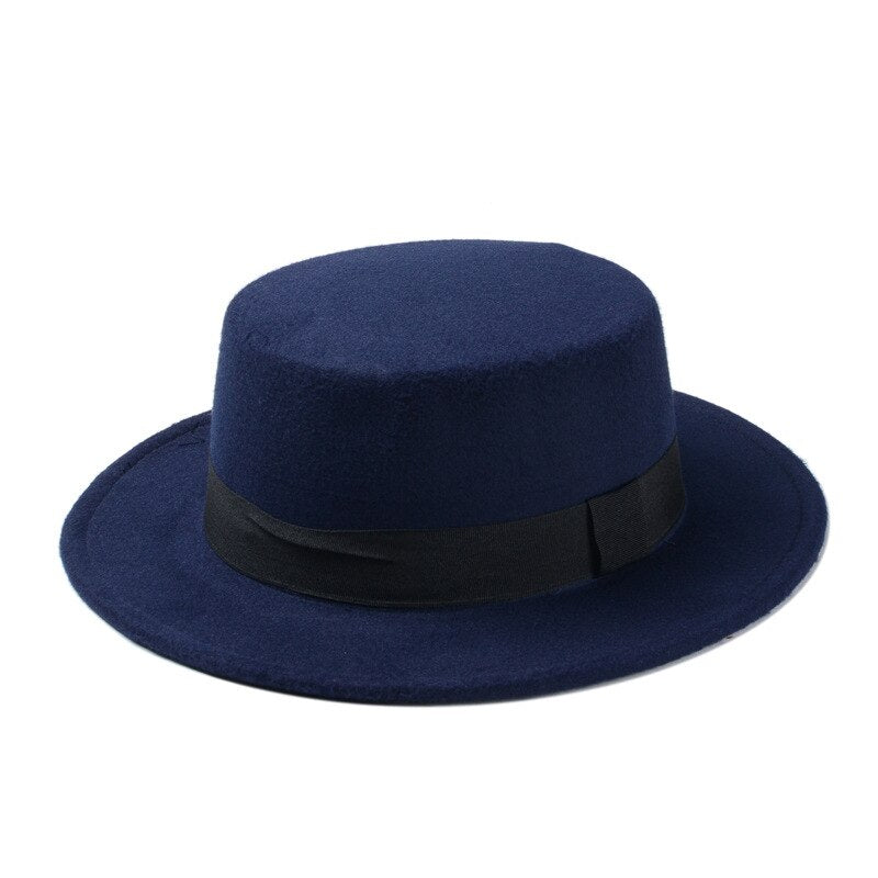 Men's Flat Top Hat