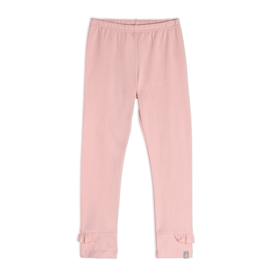 Leggings With Frill Silver Pink