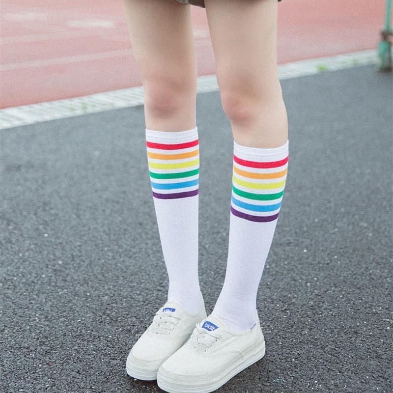 Rainbow Long Socks
