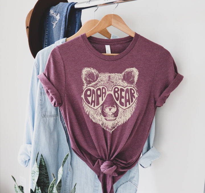 Papa Bear Sunglass Shirt, Daddy Bear Shirt