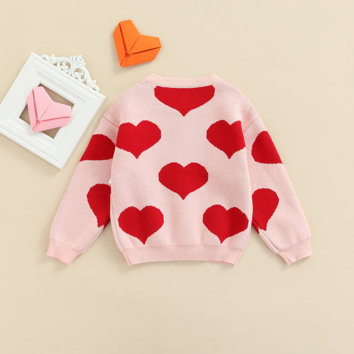 Heart Knitted Baby Sweater