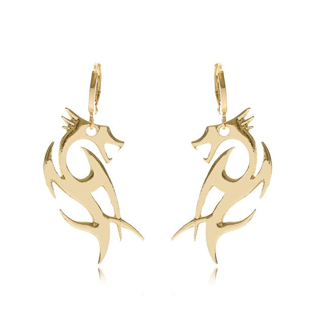 Dragon Long Earrings For Women