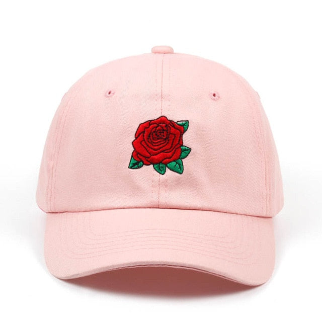 VORON New Hot Fashion Roses Men Women Baseball Caps Spring Summer Sun Hats For Women Solid Snapback Cap Wholesale Dad Hat