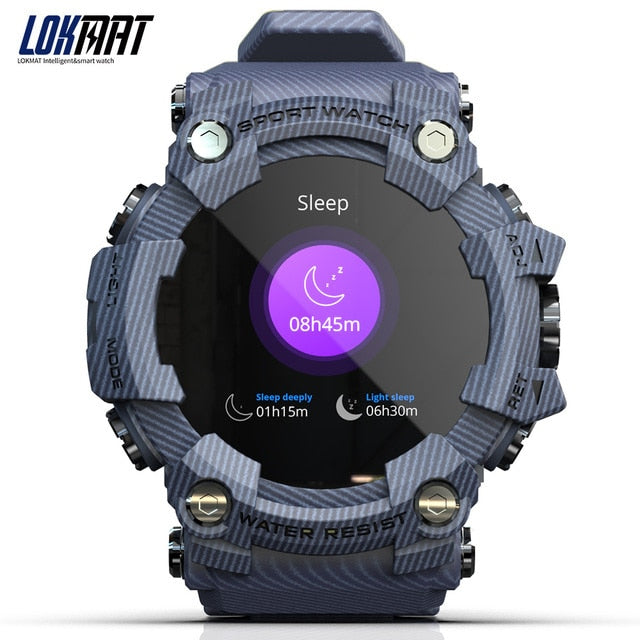 LOKMAT ATTACK Full Touch Screen Fitness Tracker Smart Watch